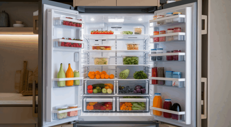 color-coded fridge trend