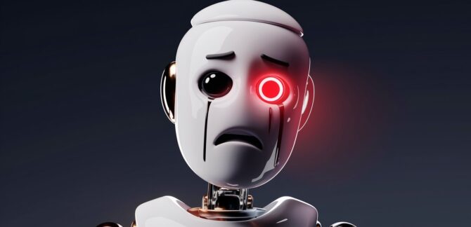 Crying with AI voice loop