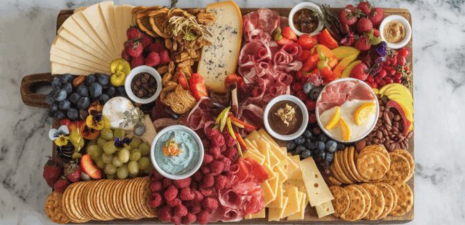 social snack spread